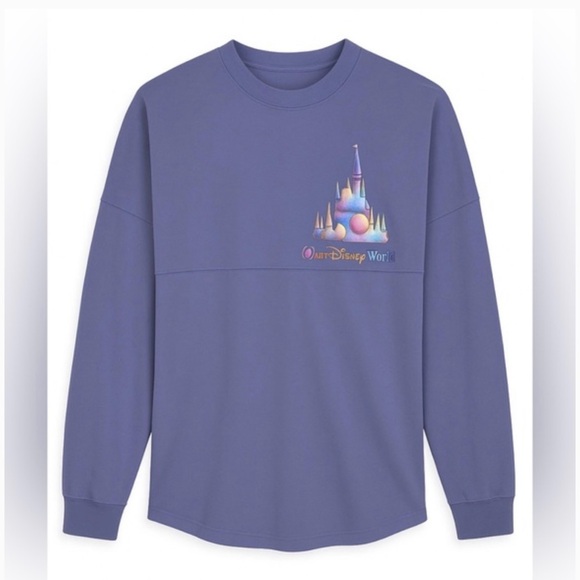 Disney Tops - Walt Disney world 50th anniversary purple holographic spirit jersey size medium